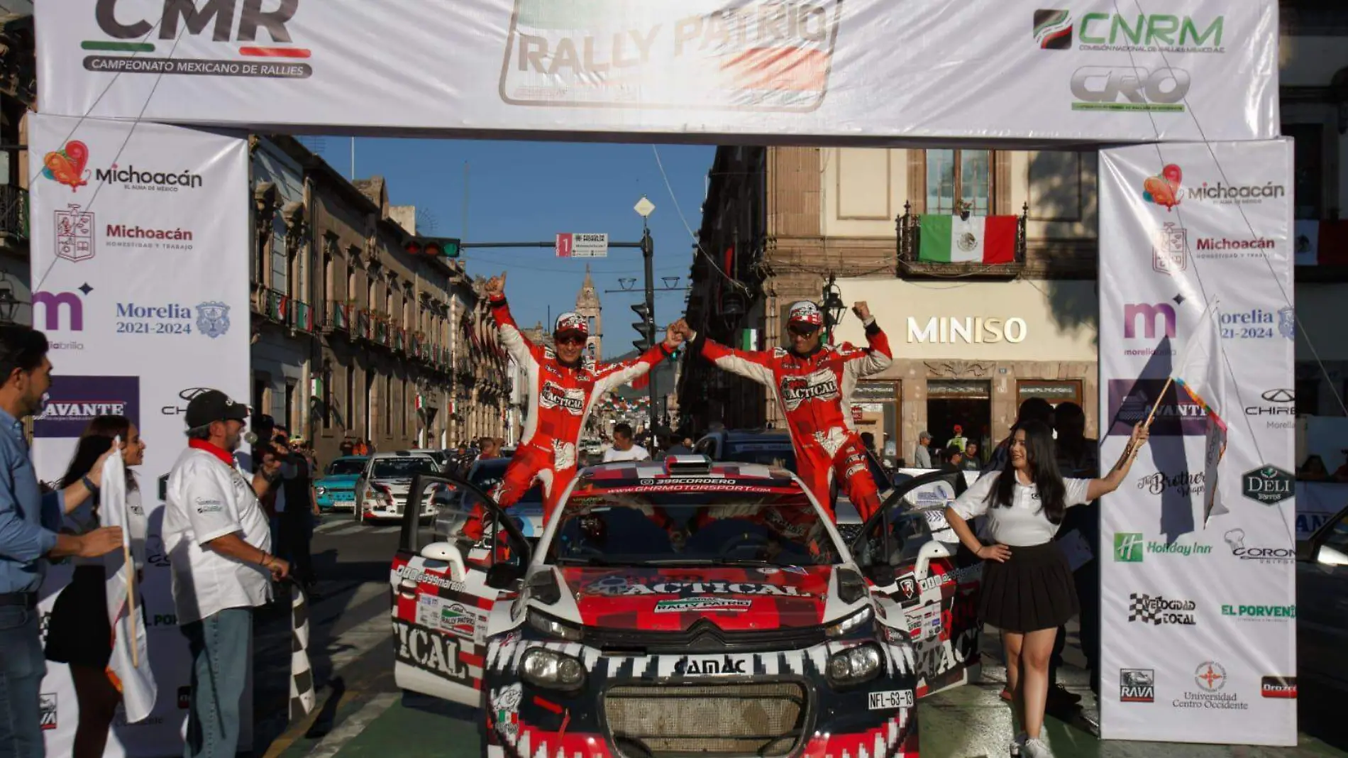 Ricardo Cordero y Marco Hernández ganadores del rally patrio